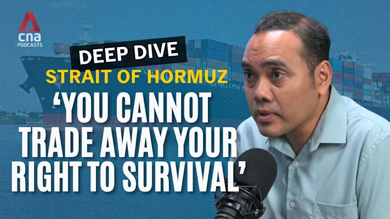 Deep Dive - Singapore's 'red line' on Strait of Hormuz is about survival and sovereignty: Zhulkarnain Abdul Rahim