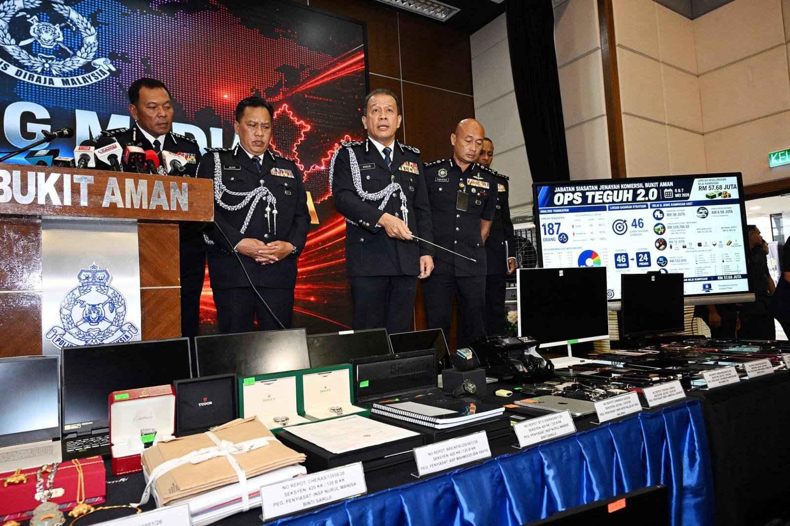 Malaysia’s visa-exemption policy being exploited by global scam rings, says police chief after US$14.7m raids